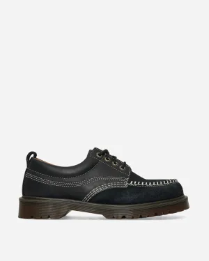 Lowell Analine Leather Moc Toe Shoes Black