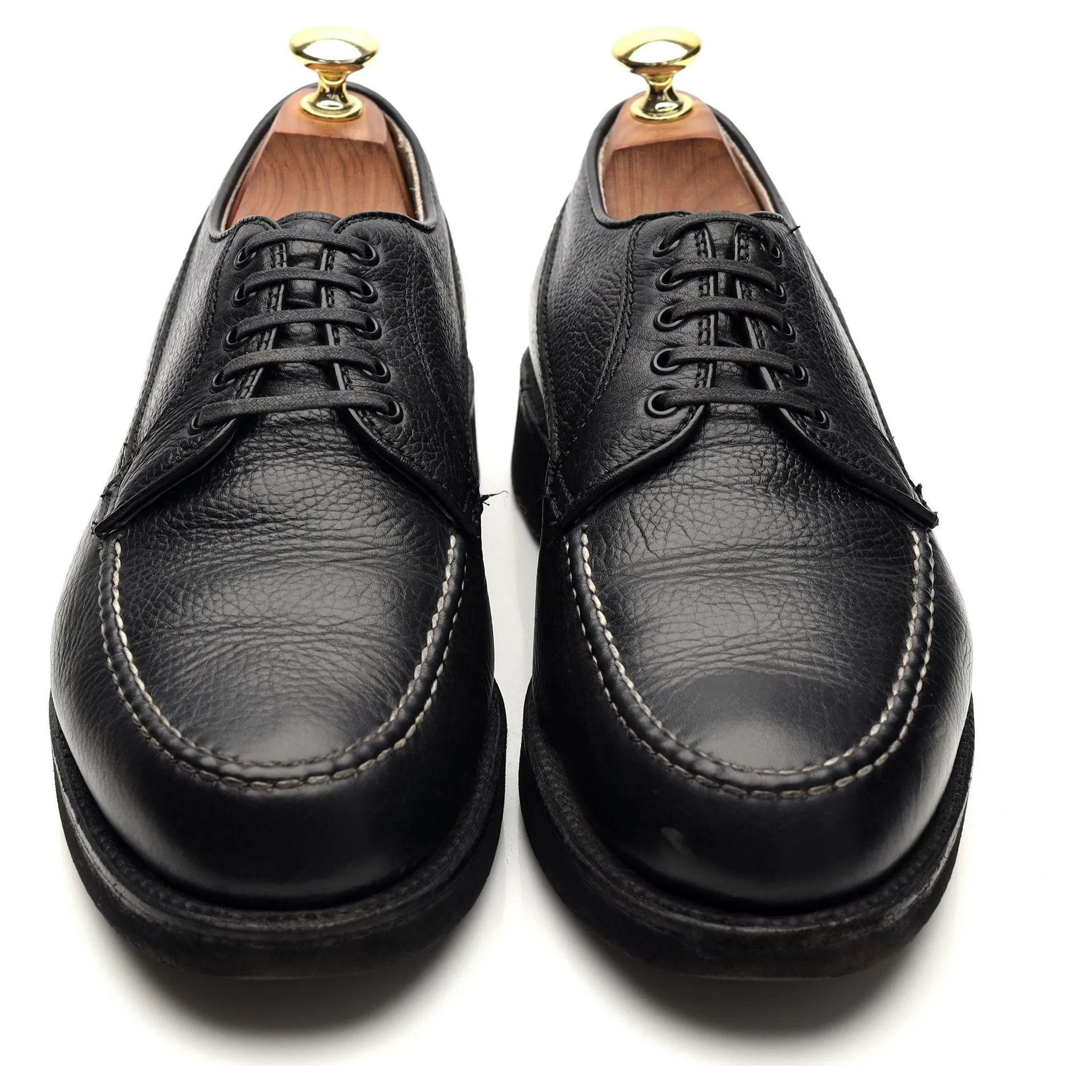'M3605' Black Grain Leather Derby UK 7 US 8 D