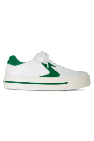 Machine Washable Sneaker | WHITE/GREEN | 185045 AB