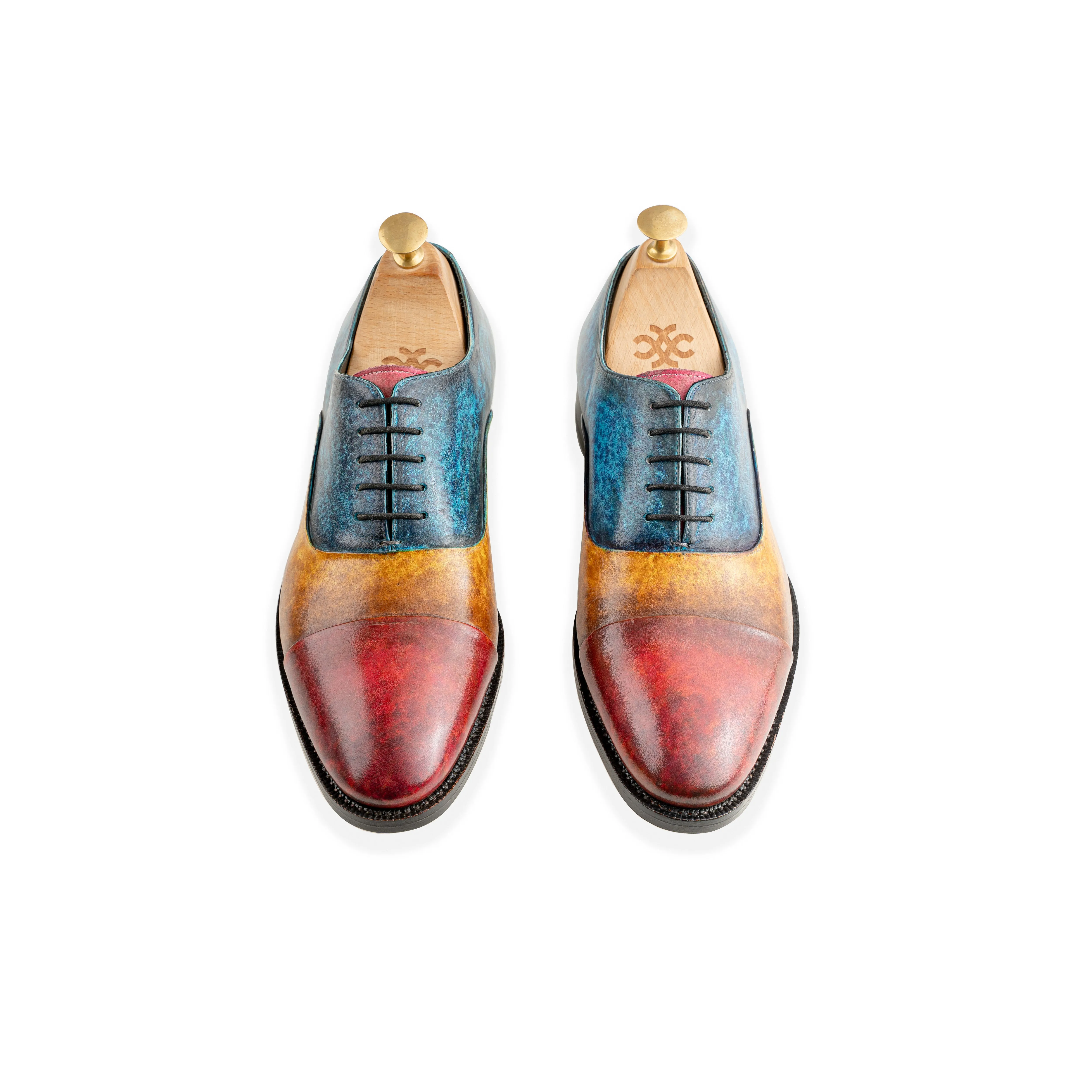 Marble Romania Captoe Oxfords - Made to Order