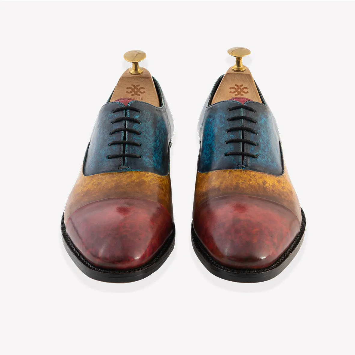 Marble Romania Captoe Oxfords - Made to Order