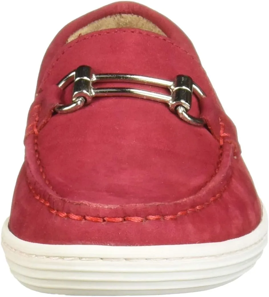 Marc Joseph New York Unisex-Child Kids Boys/Girls Leather Double Bit Driver Shoe