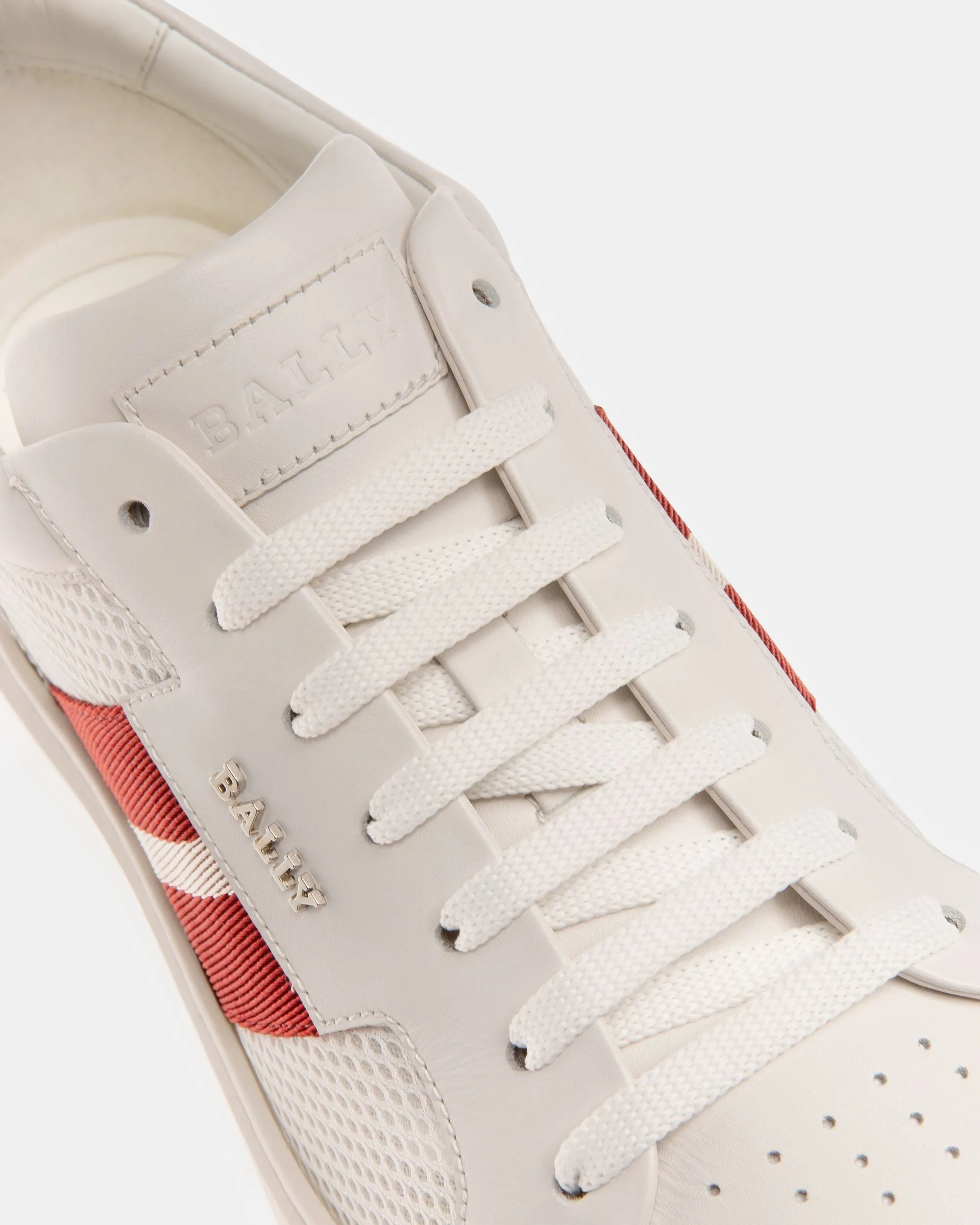Melys Leather Sneakers In White