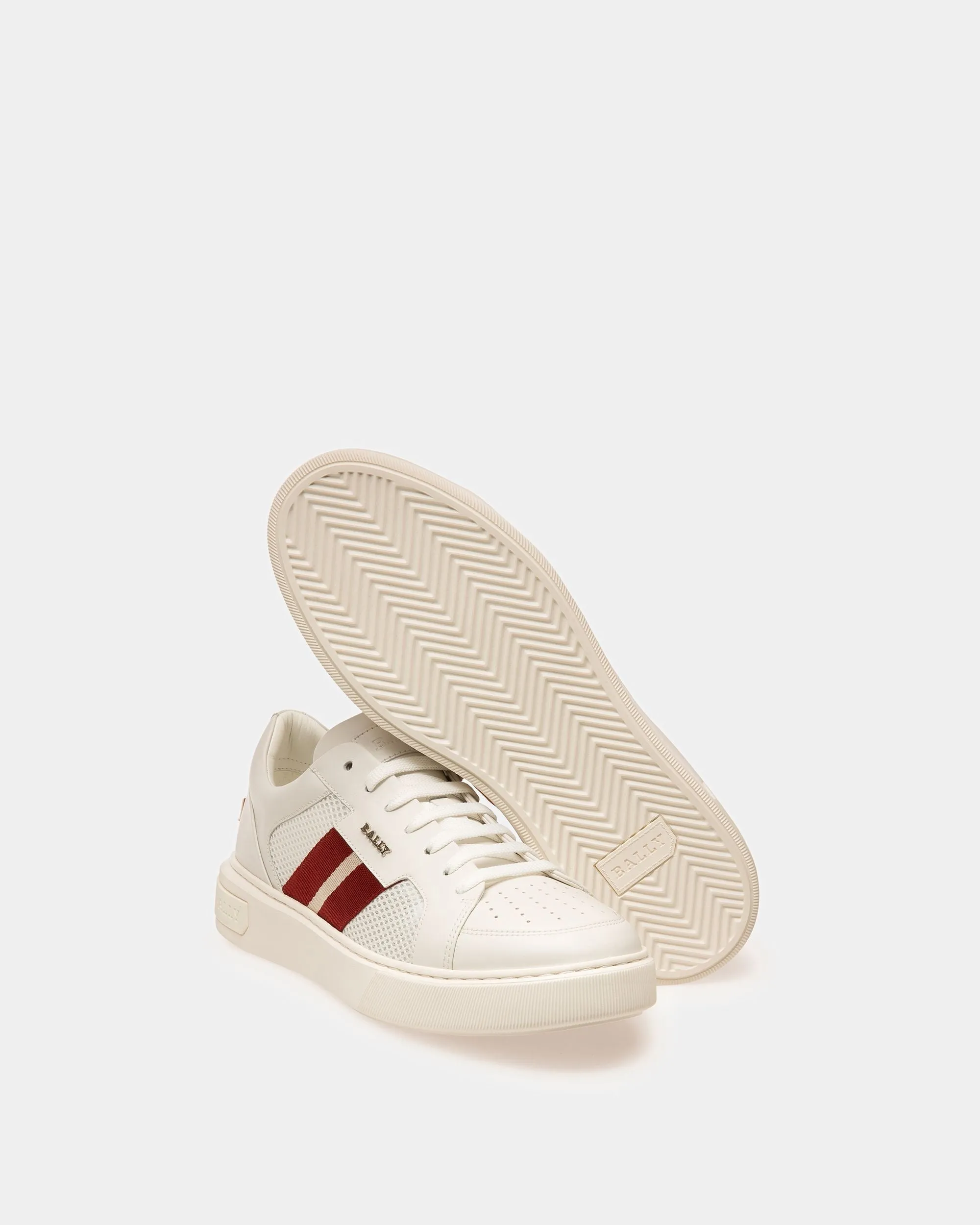 Melys Leather Sneakers In White