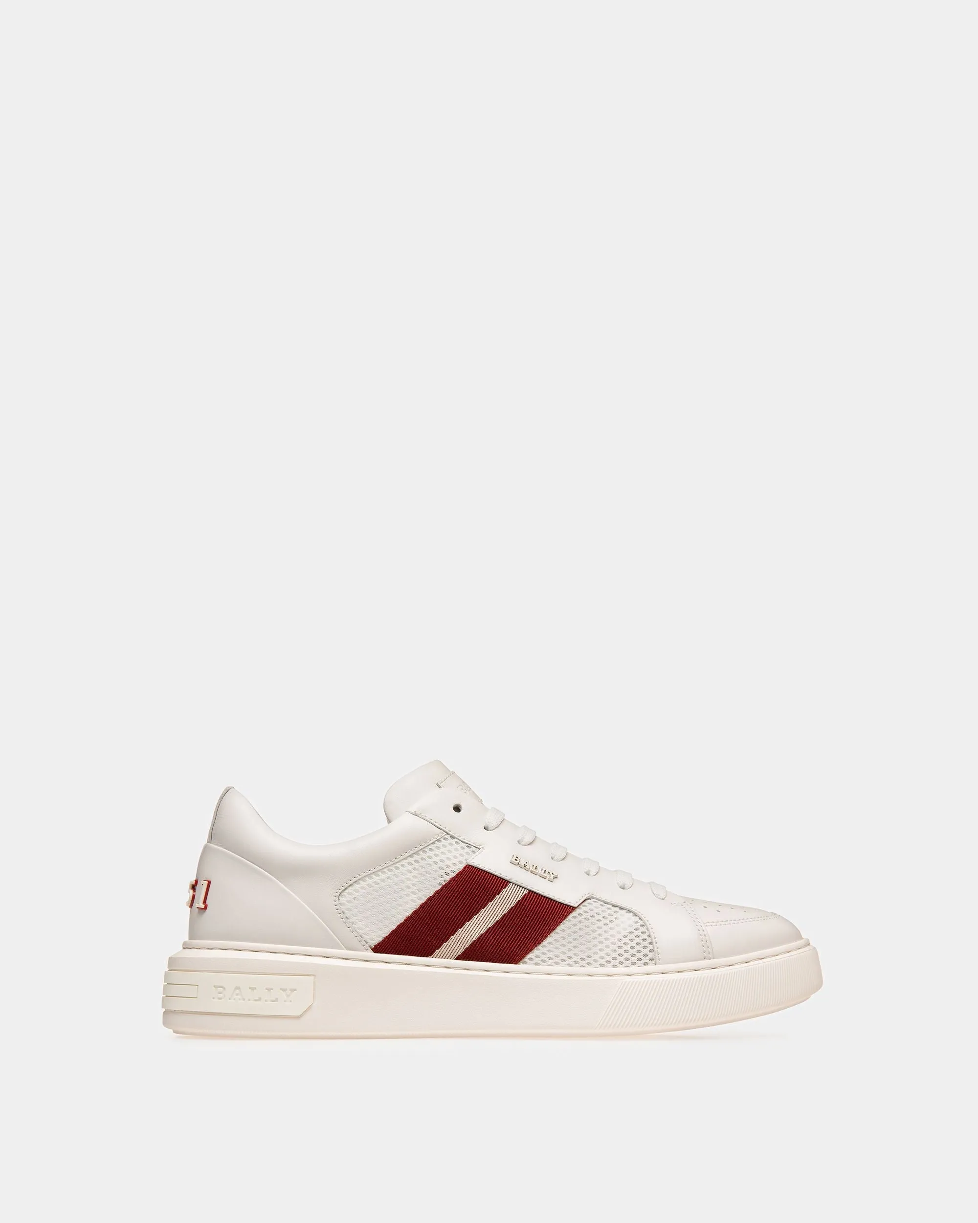 Melys Leather Sneakers In White