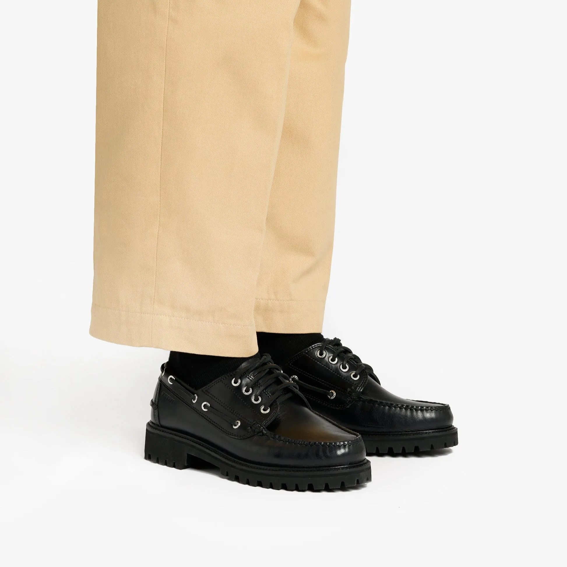 MENS LEATHER RANGER CAMP MOC