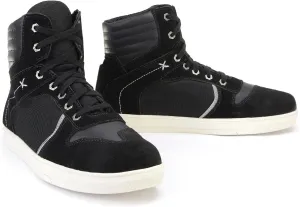 Milwaukee Leather Men's Motorcycle Reinforced Street Biker Casual Riding Shoes Leather Suede Canvas - 10