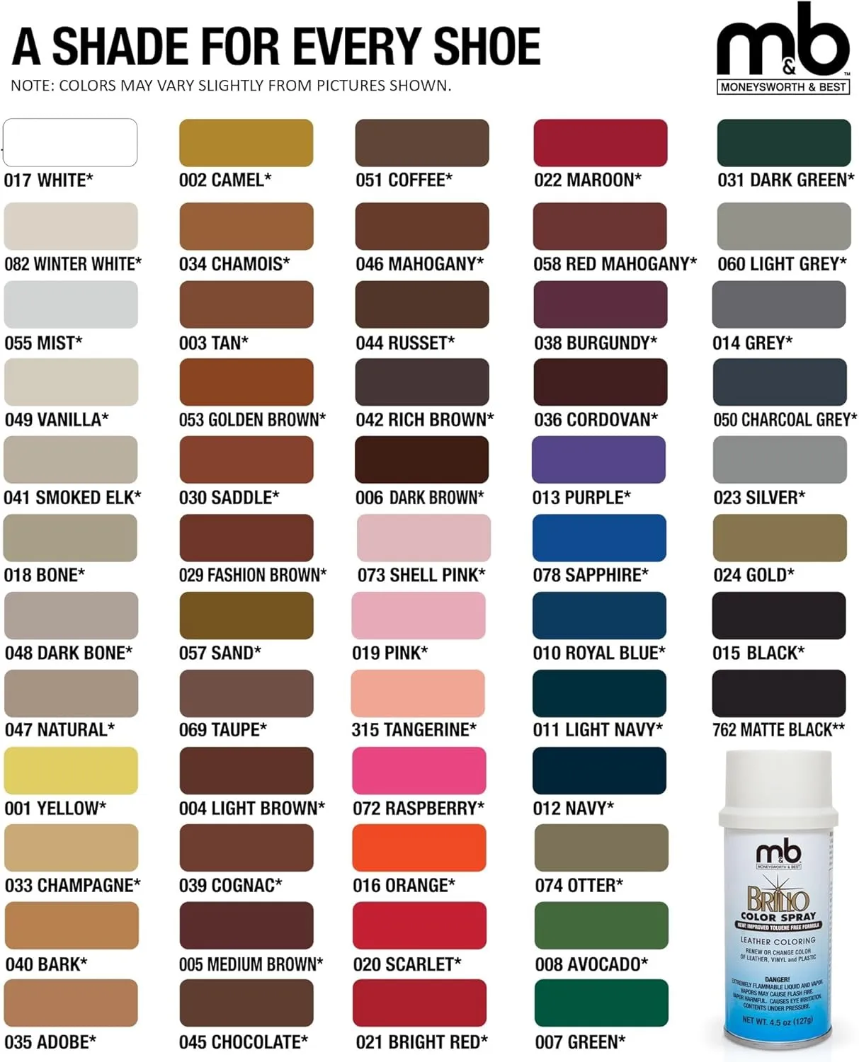 Moneysworth & Best Brillo Color Spray