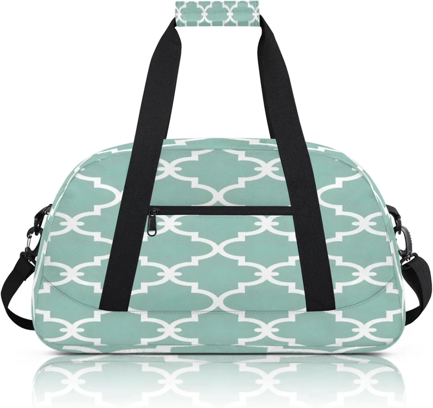 Morocco Modern Small Gym Bag 18 inch Carry On Duffel Bag for Weekender Travel Sports Workout Yoga Gymnastics Dance Ballet