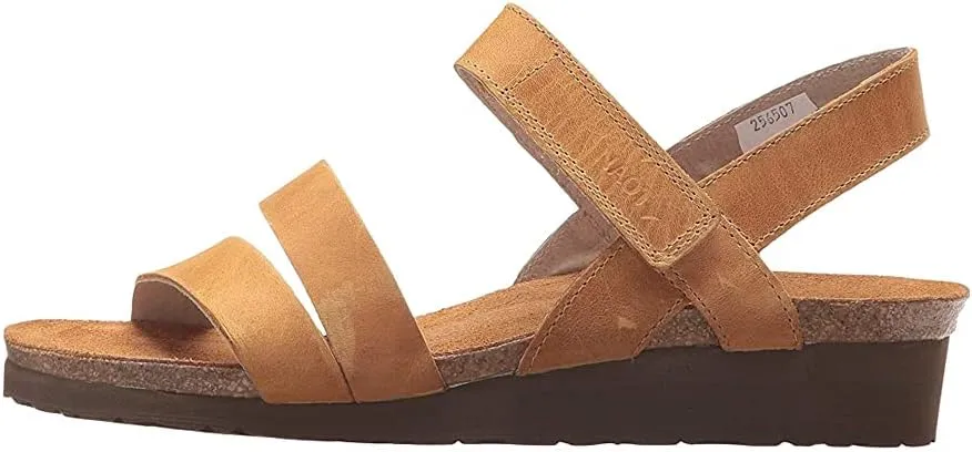 NAOT Footwear Women's Kayla Wide Sandal Oily Dune Nubuck 9 W US