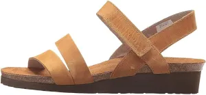 NAOT Footwear Women's Kayla Wide Sandal Oily Dune Nubuck 9 W US