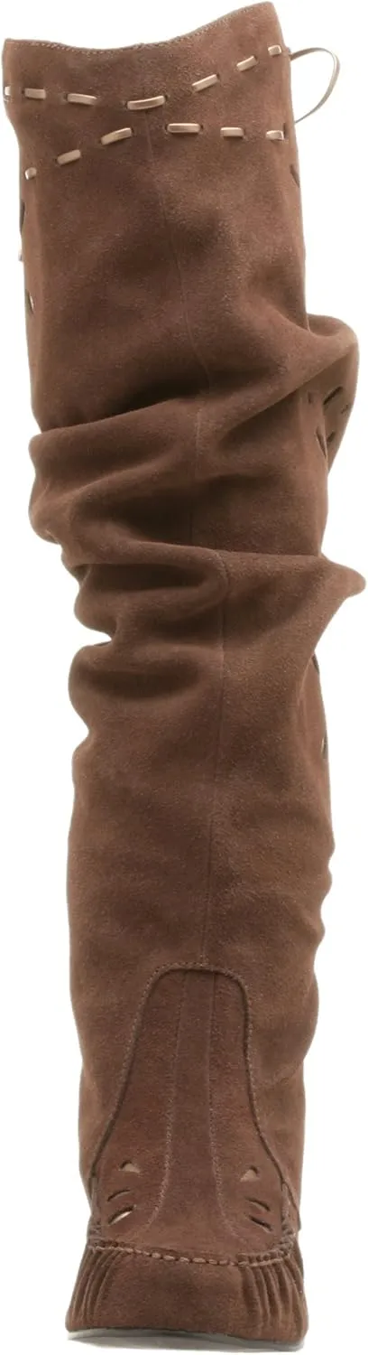 Naughty Monkey Women's SNO Ball Wedge Boot