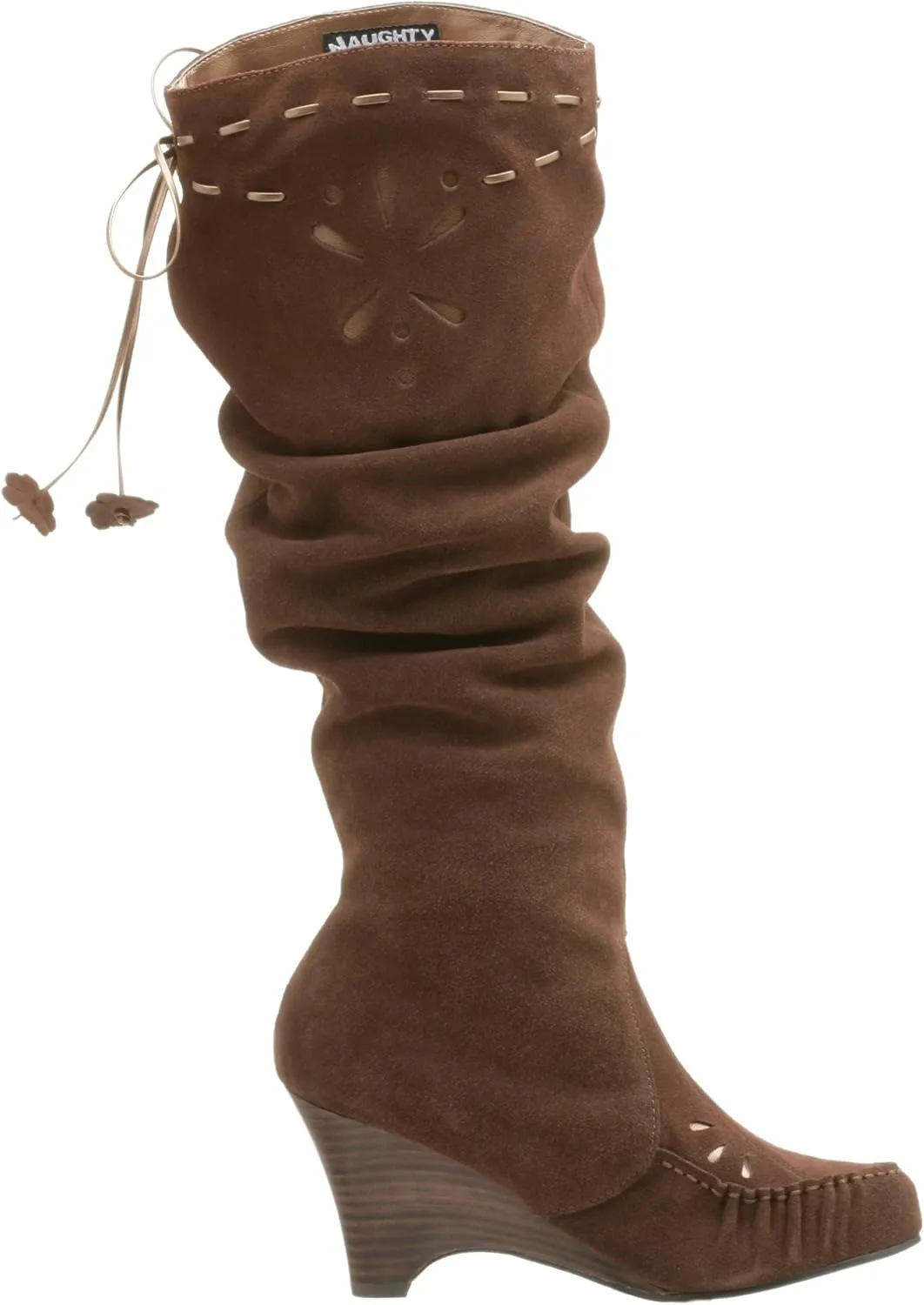Naughty Monkey Women's SNO Ball Wedge Boot