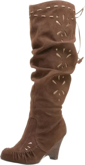 Naughty Monkey Women's SNO Ball Wedge Boot