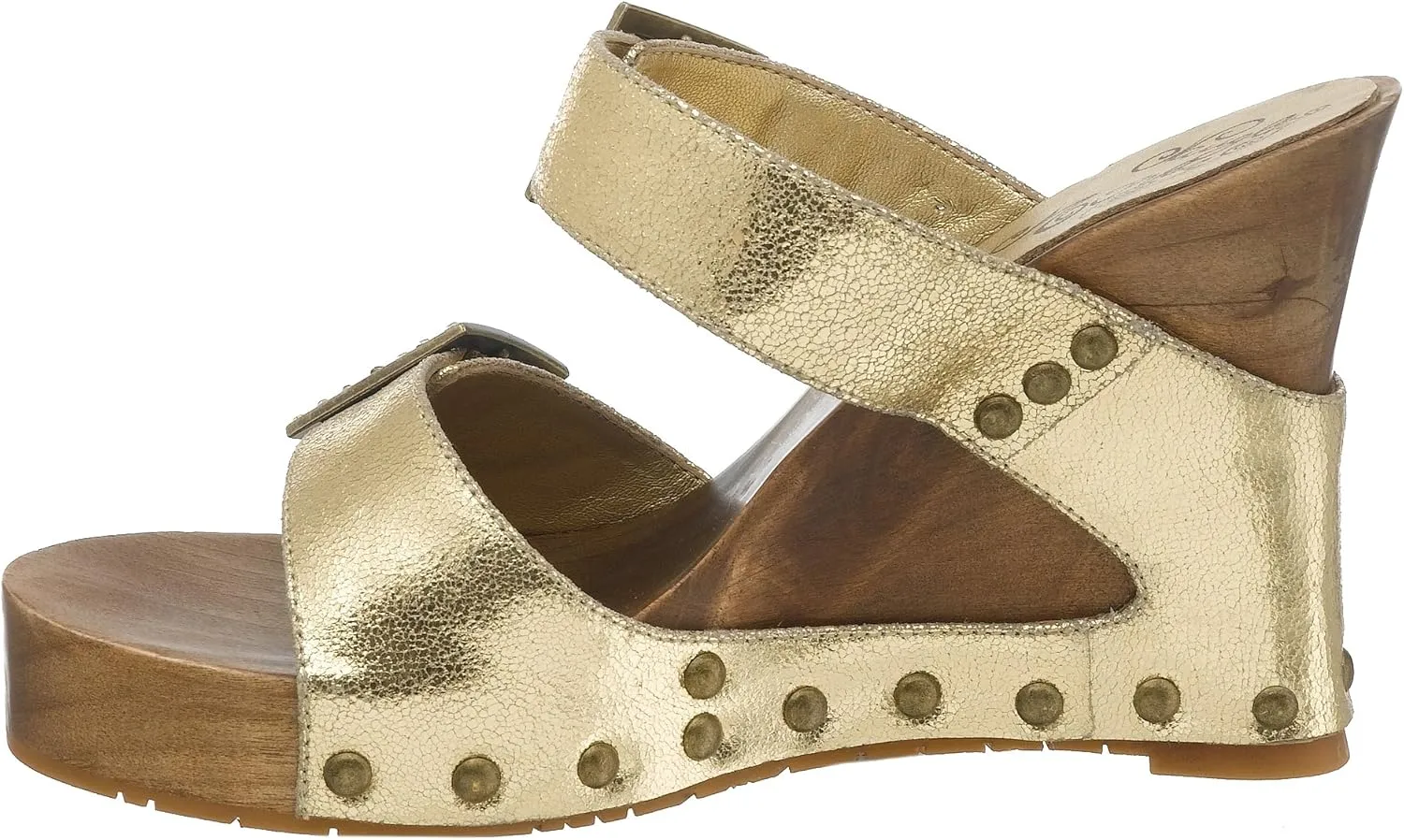Naughty Monkey Women's Vegas 2 Strap Wedge Sandal
