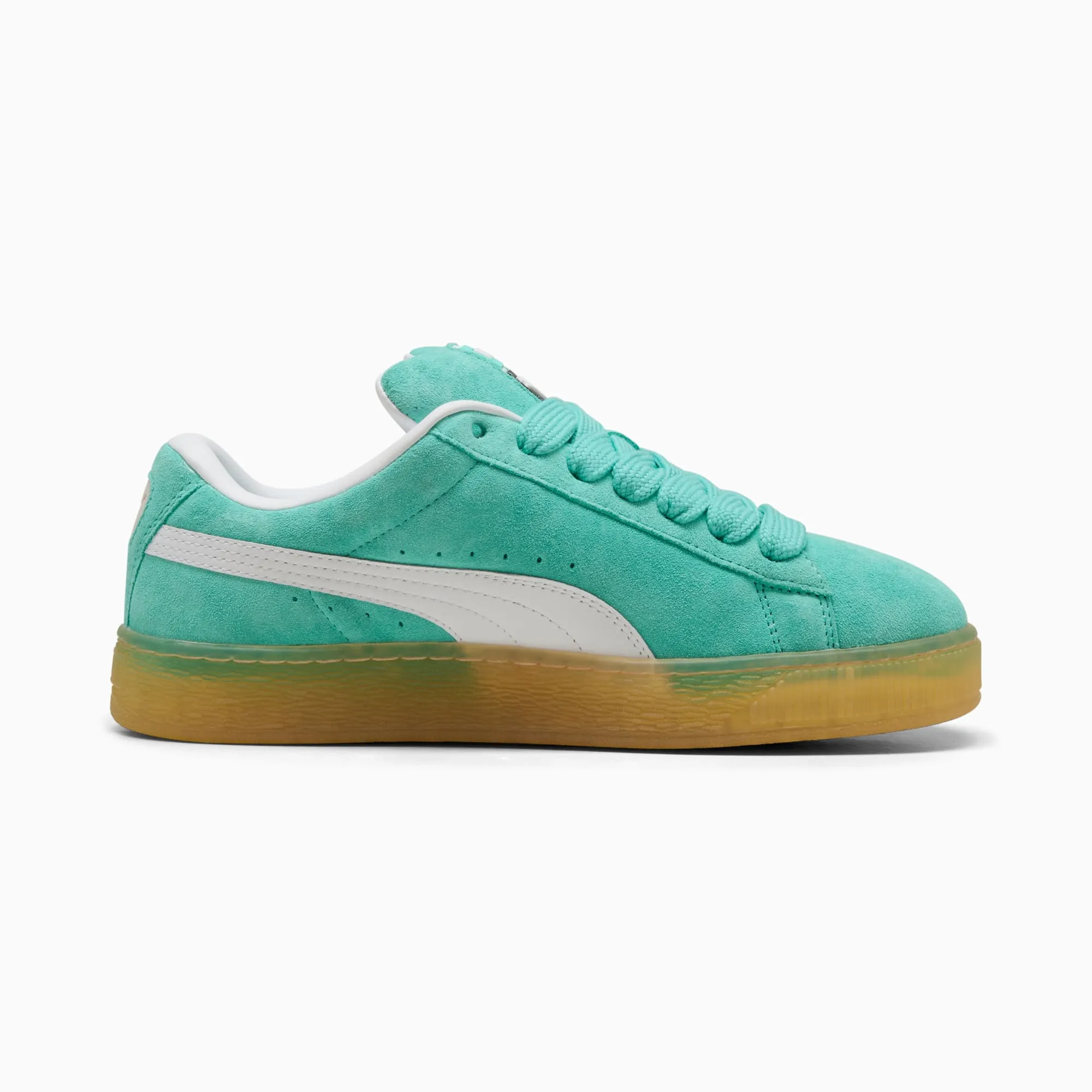 NEW Men's PUMA XL Aquatic White SUEDE Shoes AUTHENTIC IN BOX