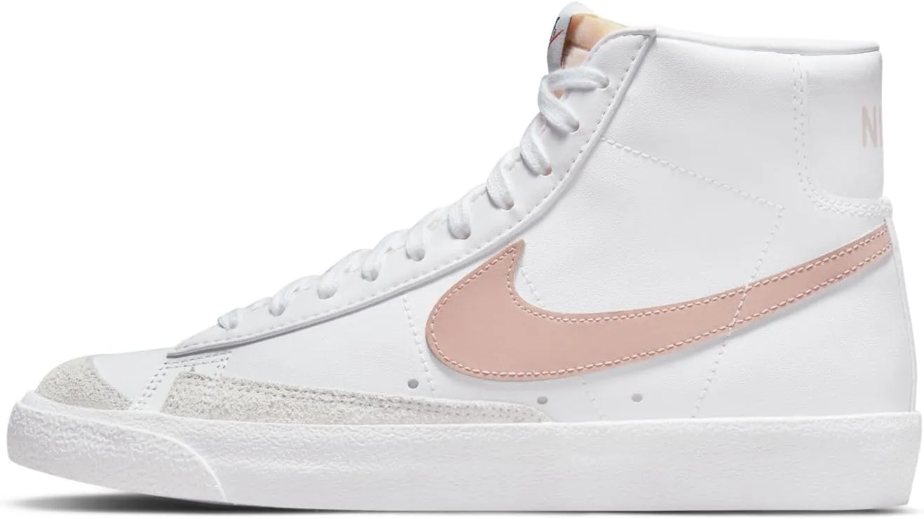 Nike Women's Basketball Three Quarter High, White, 5