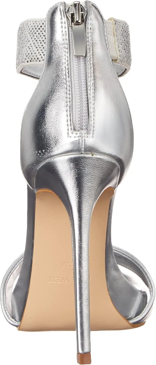 Nine West Women's Utell3 Ankle Strap Heeled Sandal