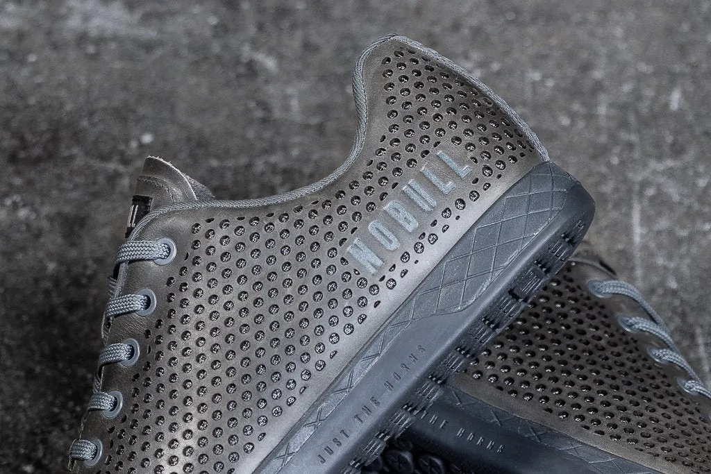 NORDIC GREY LEATHER TRAINER (WOMEN'S)