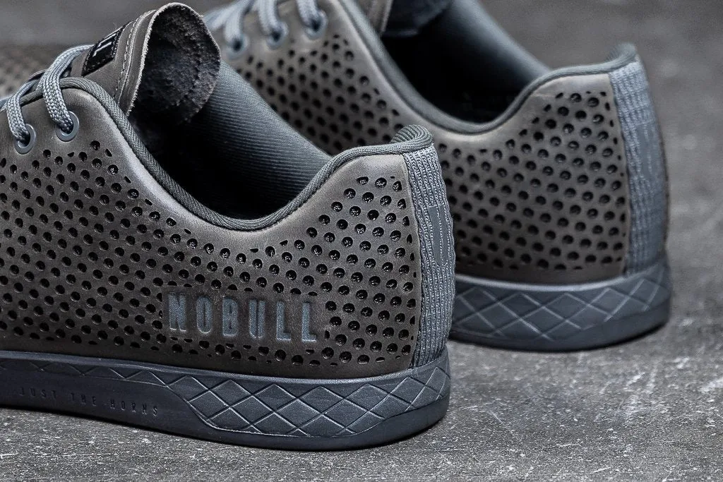NORDIC GREY LEATHER TRAINER (WOMEN'S)