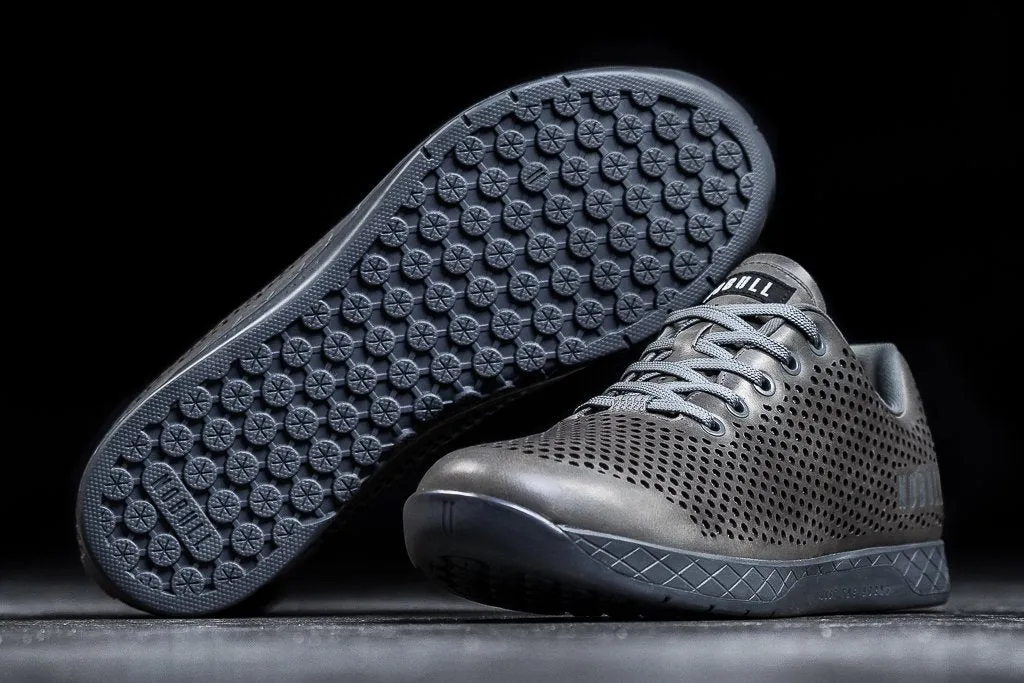 NORDIC GREY LEATHER TRAINER (WOMEN'S)