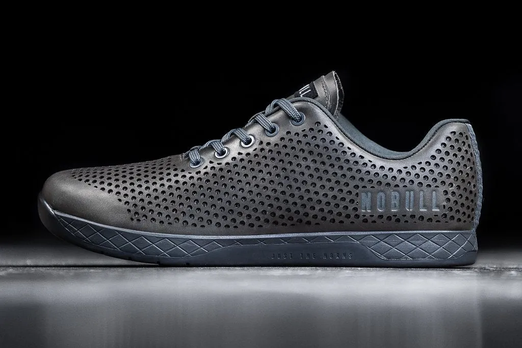 NORDIC GREY LEATHER TRAINER (WOMEN'S)