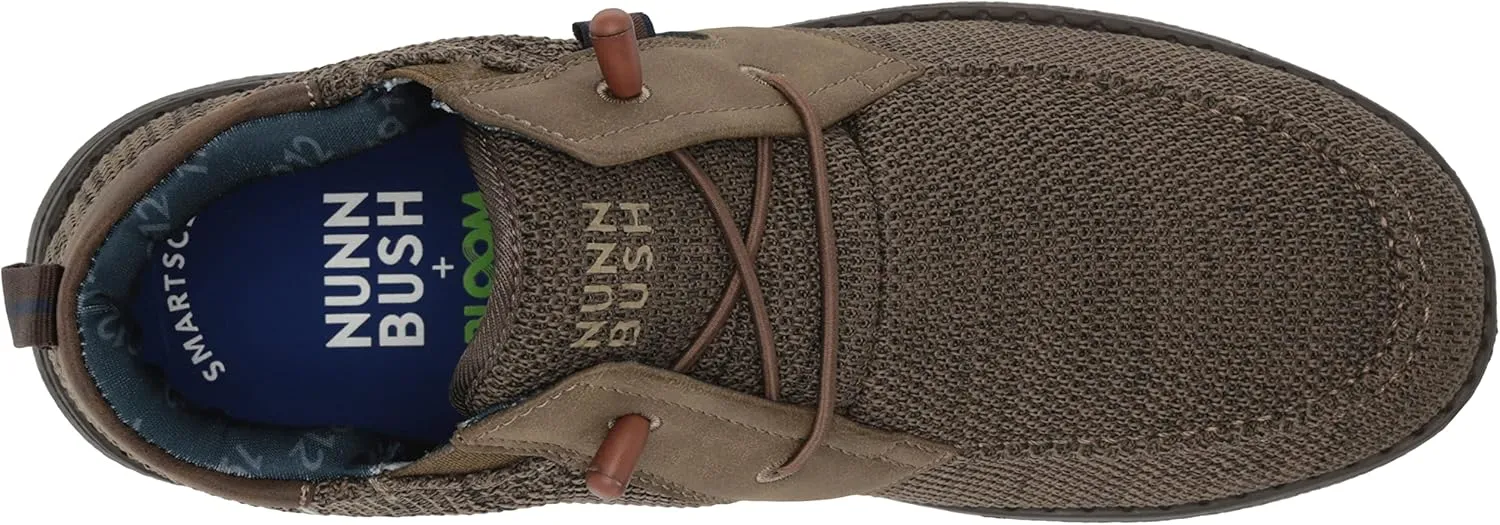 Nunn Bush Men's Brewski Knit 2.0 Moccasin Toe Chukka Athletic Inspired Boot Ankle