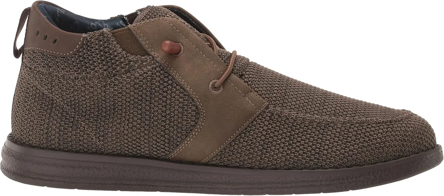 Nunn Bush Men's Brewski Knit 2.0 Moccasin Toe Chukka Athletic Inspired Boot Ankle