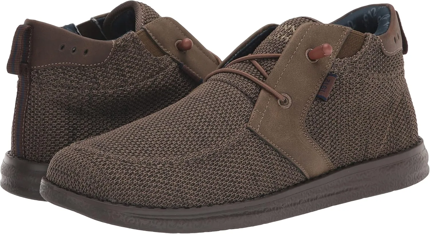 Nunn Bush Men's Brewski Knit 2.0 Moccasin Toe Chukka Athletic Inspired Boot Ankle