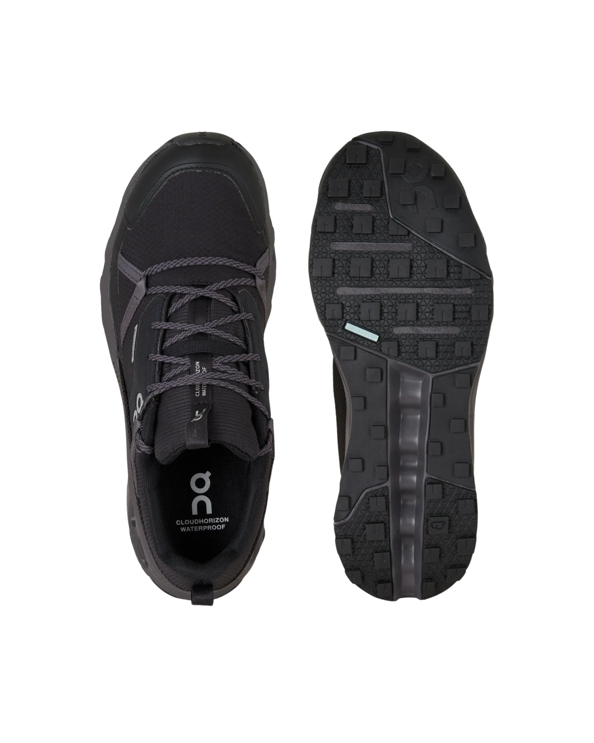 ON CLOUD Men's Black Waterproof Cloudhorizon Sneaker Shoes