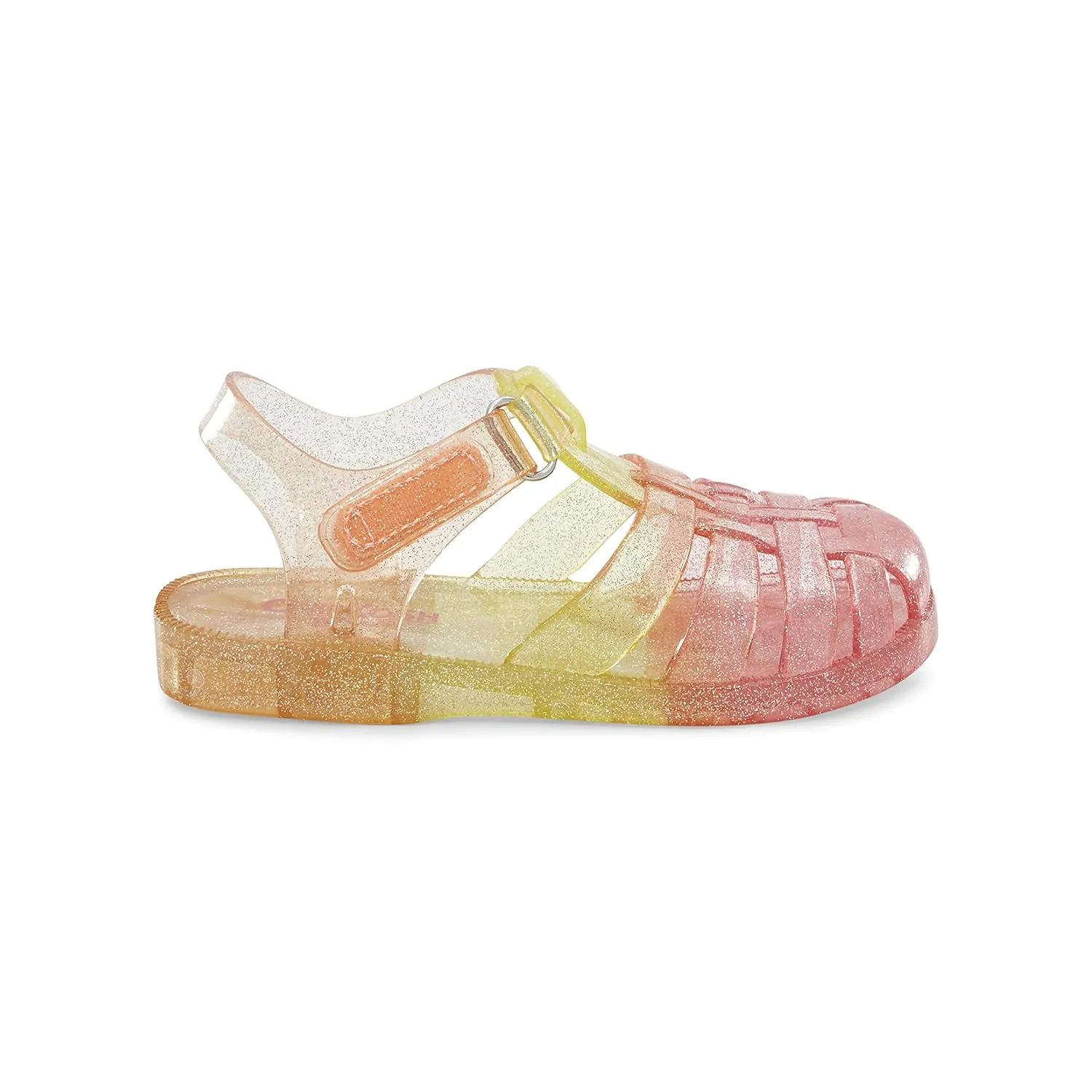 OshKosh B'Gosh girls Os22q01b Sandal, Pink/Coral, 12 Little Kid US