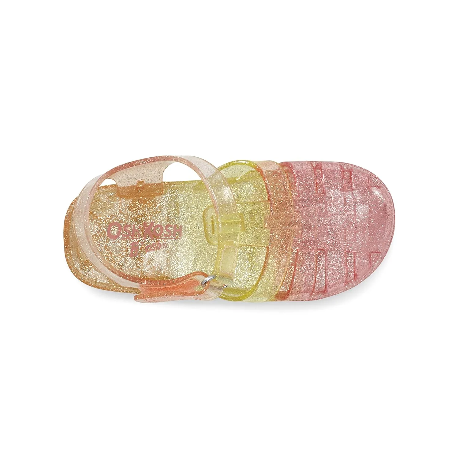 OshKosh B'Gosh girls Os22q01b Sandal, Pink/Coral, 12 Little Kid US