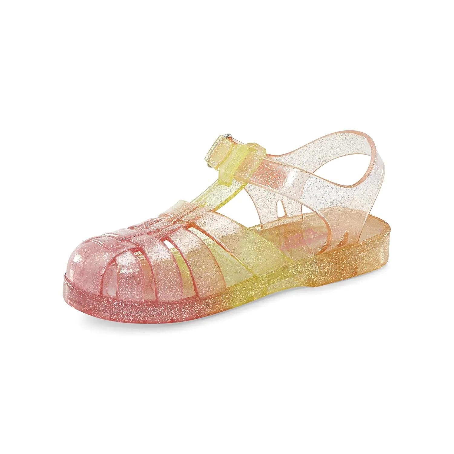 OshKosh B'Gosh girls Os22q01b Sandal, Pink/Coral, 12 Little Kid US