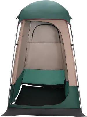 Outdoor Shower Tent, Camping Privacy Shelter-Dressing Changing Room-Portable Toilet Tent for Camping Hiking Beach Toilet Shower Bathroom Green (Dark Green)
