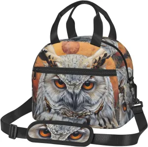 Owl Beliefs Reusable Insulated Lunch Bag Lunch Box For Women Men Perfect For Daily Commute Travel