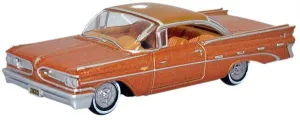 Oxford HO Scale Pontiac Bonneville Coupe 1959 Canyon Copper Metallic