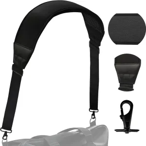 Padded Shoulder Straps for Bag, Adjustable Thick Soft Bag Strap Crossbody for Briefcase Laptop Duffle Gym Bag Purses Luggage, Reduce Shoulder Pressure