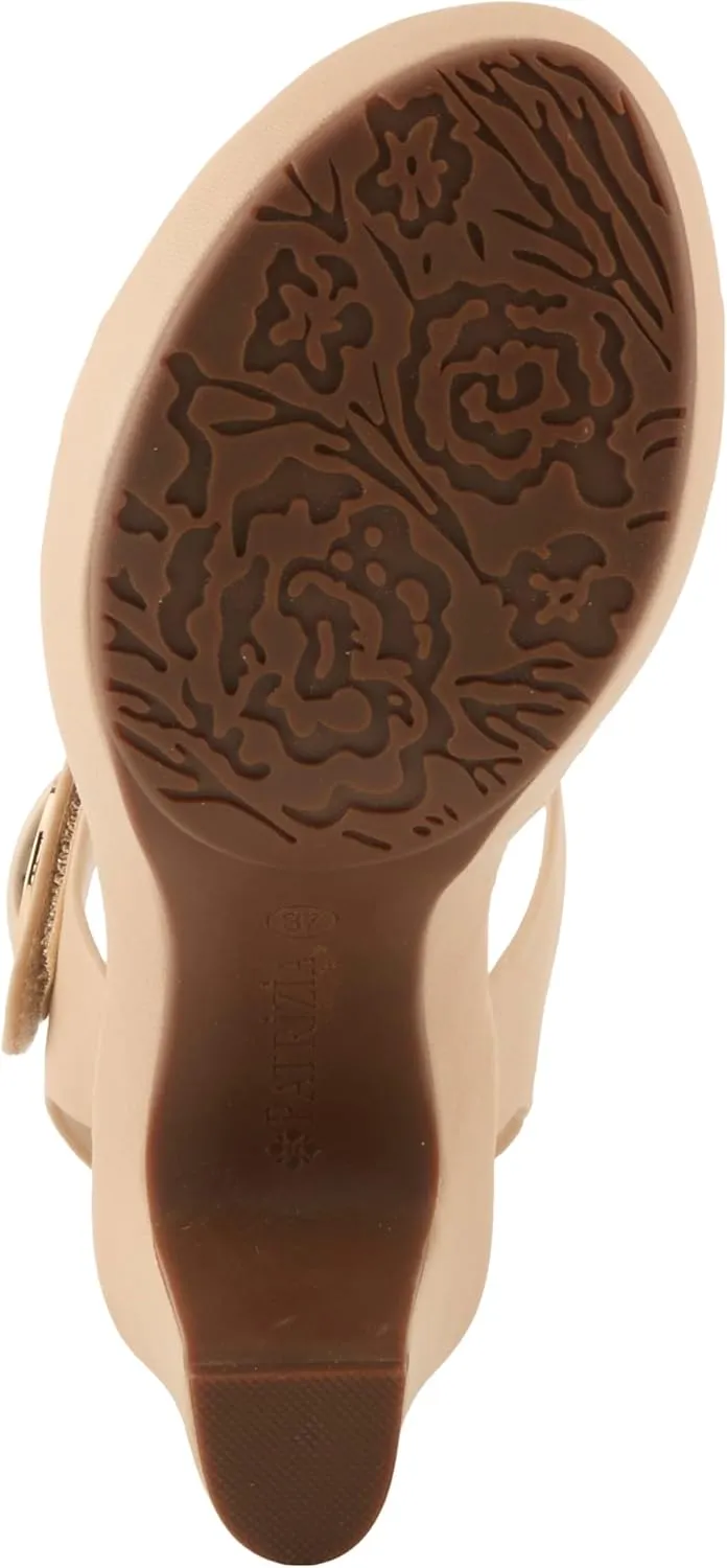 PATRIZIA Spring Step Dade Sandals for Women - Ladies Casual Platform Sandal with Hook and Loop - Slip-On Womens Sandals for Any Event