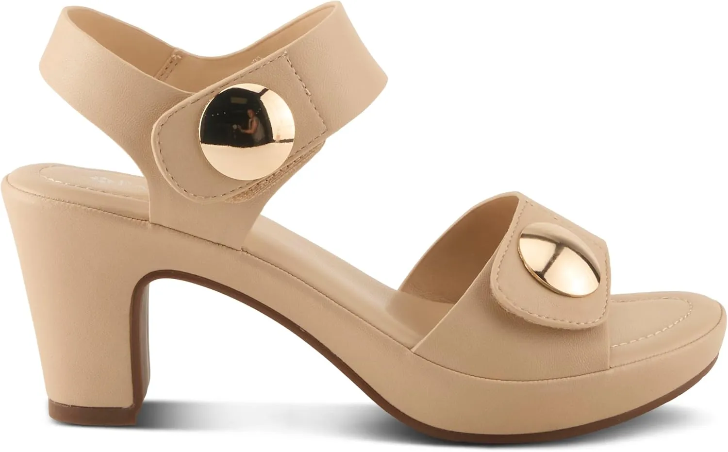 PATRIZIA Spring Step Dade Sandals for Women - Ladies Casual Platform Sandal with Hook and Loop - Slip-On Womens Sandals for Any Event