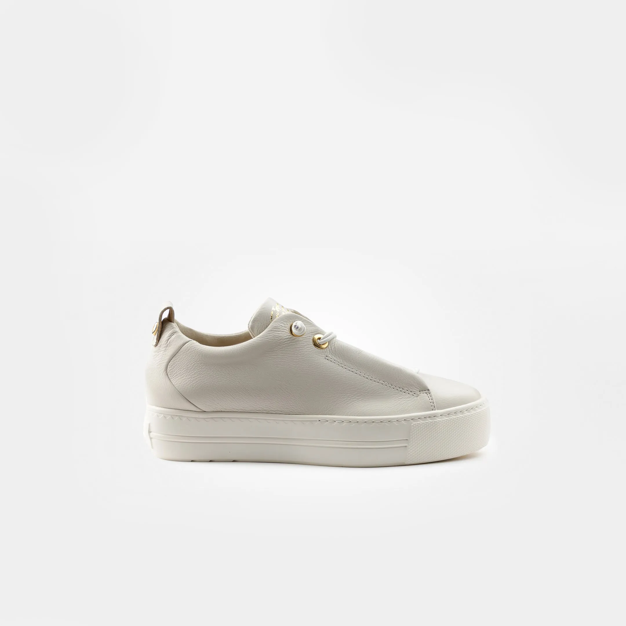 Paul Green Beige Leather Trainer