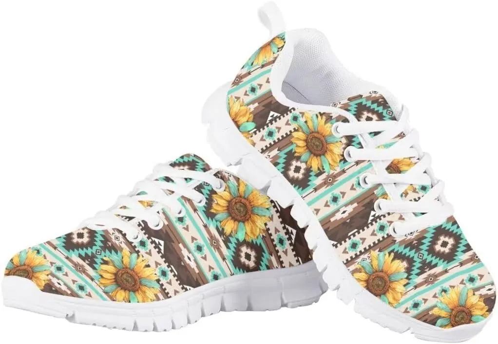 Pinupub Boys Girls Tennis Sports Shoes Breathable Non Slip Lace Up Sneakers for Running Hiking