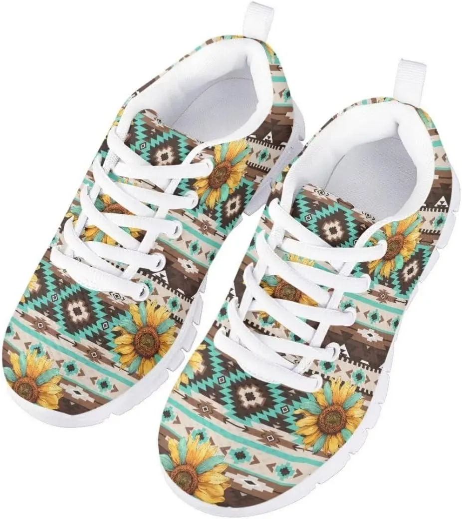 Pinupub Boys Girls Tennis Sports Shoes Breathable Non Slip Lace Up Sneakers for Running Hiking