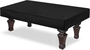 Pool Table Cover 7 Feet, Light Weight Farbric Billiard Table Covers, Waterproof & Dustproof Air Hockey Table Cover, Black (7FT)