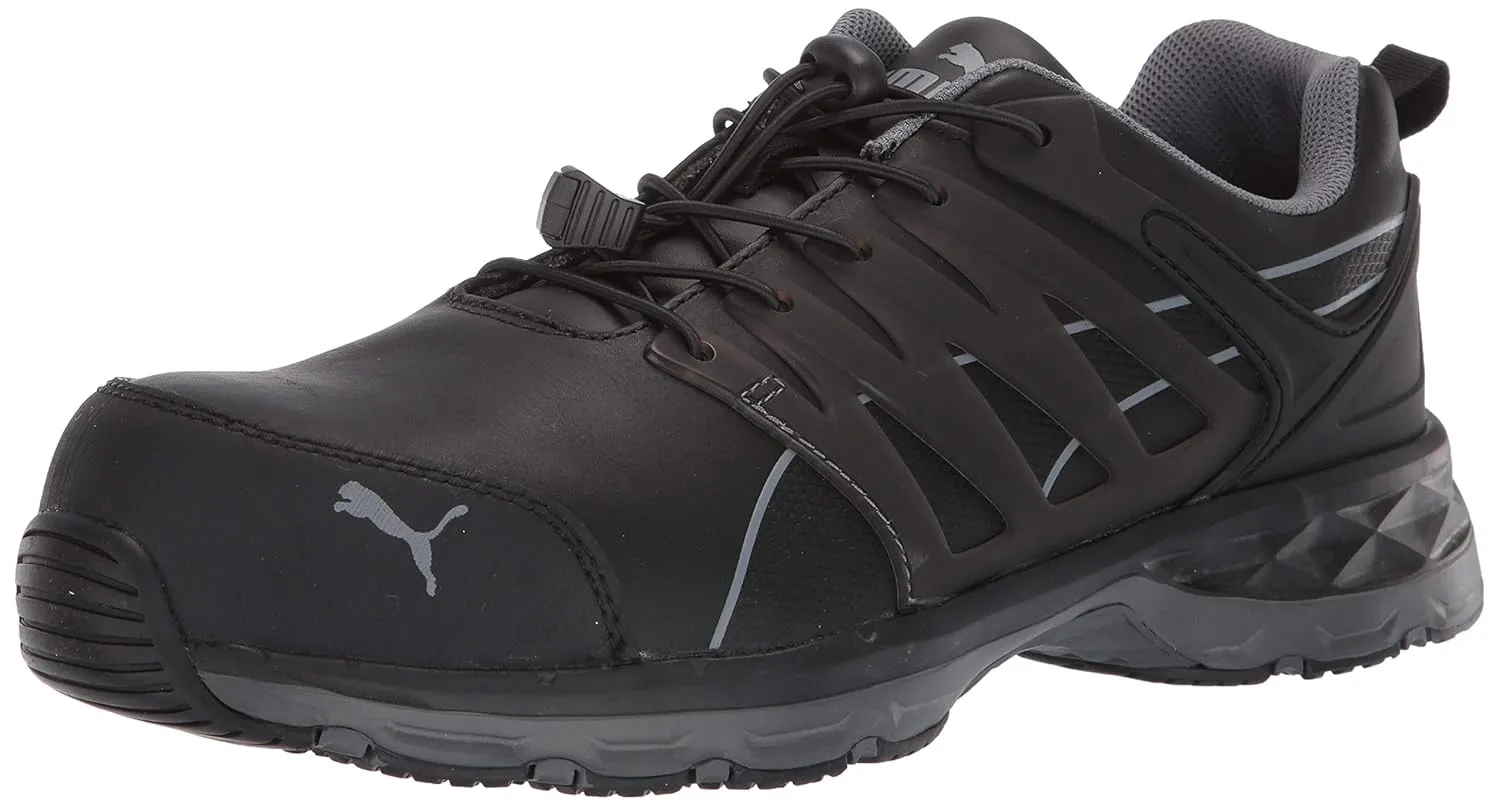 PUMA Men's Velocity 2.0 Black Industrial Shoe, 12