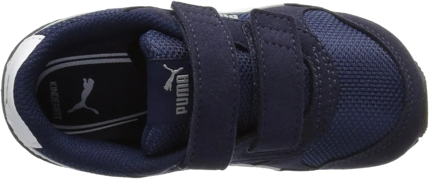 PUMA Unisex-Child St Runner Hook and Loop Sneaker