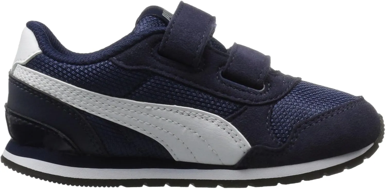 PUMA Unisex-Child St Runner Hook and Loop Sneaker