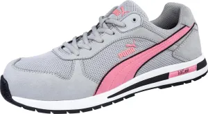 PUMA Women's Frontside Grey Pink Eh Industrial Shoe, 8.5