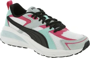 PUMA Women's Hypnotic Leather Shoes, White-Black-Frosted Dew, 6.5