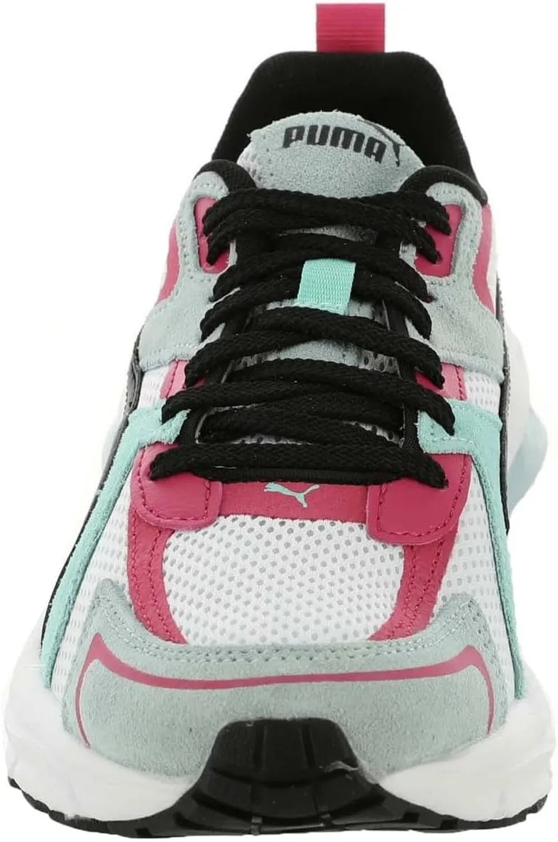 PUMA Women's Hypnotic Leather Shoes, White-Black-Frosted Dew, 6.5