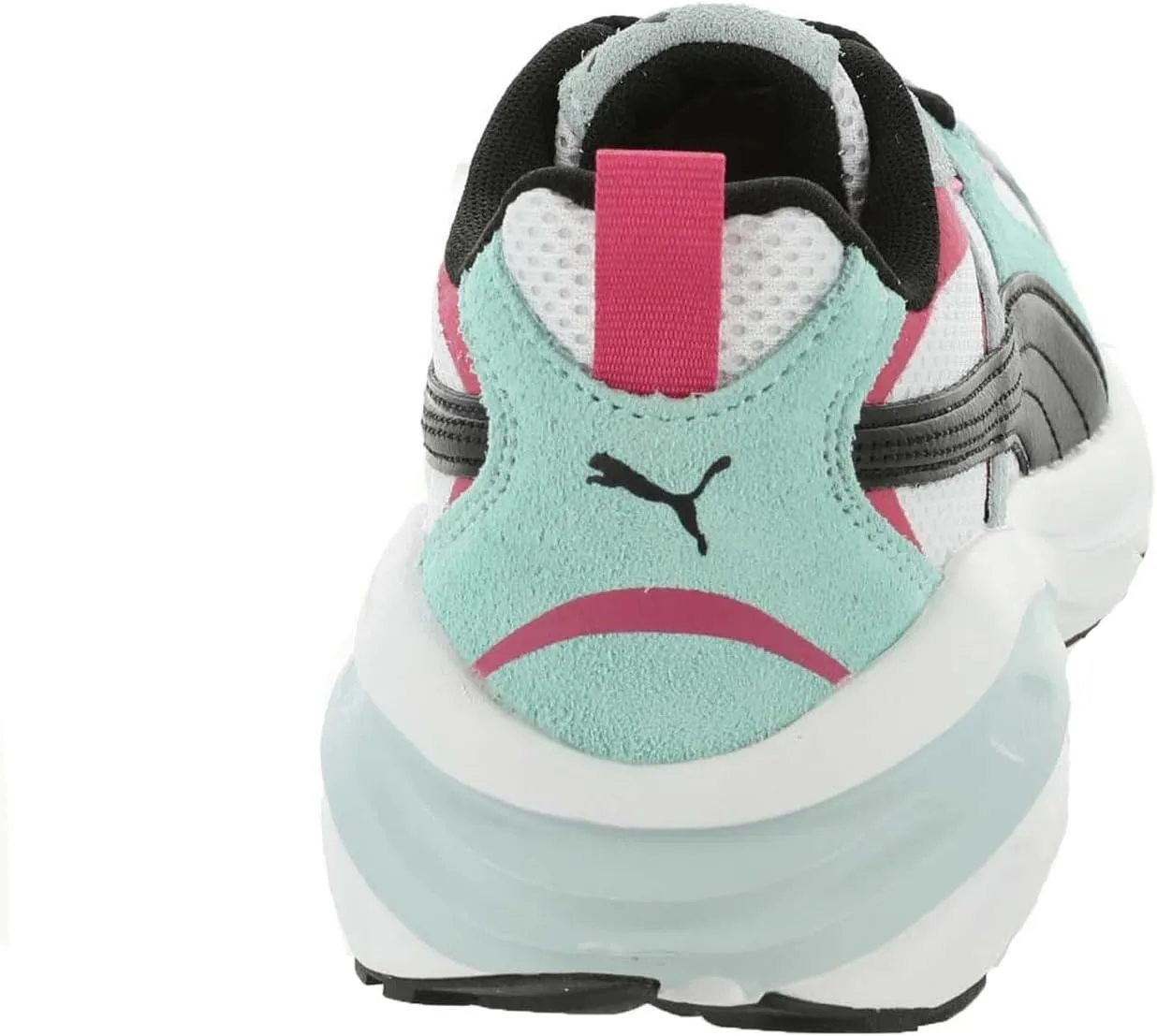 PUMA Women's Hypnotic Leather Shoes, White-Black-Frosted Dew, 6.5